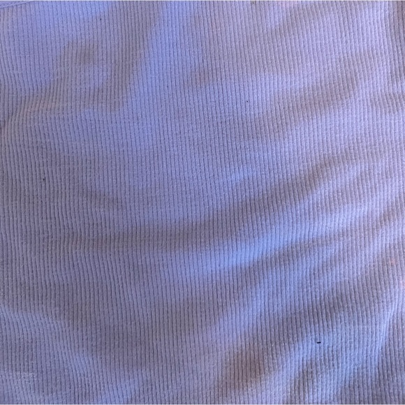 Lavender one shoulder ribbed tank top - Picture 2 of 3